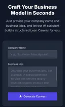 Lean Canvas Generator