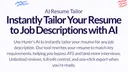 Huntr AI Resume Tailor