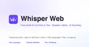 Whisper Web