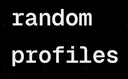 Random Profiles API