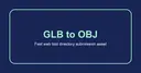 GLB to OBJ