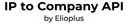 Elioplus IP to Company API
