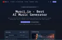 Musci.io - Best AI Music Generator | Cre