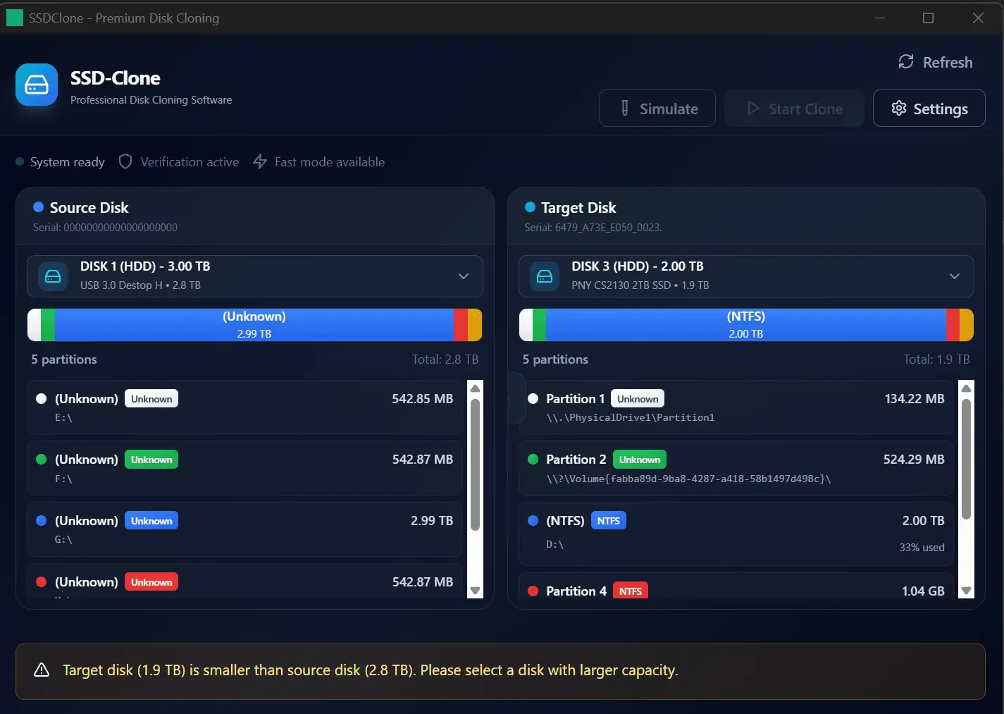 Screenshot 4 of SSD-Clone 