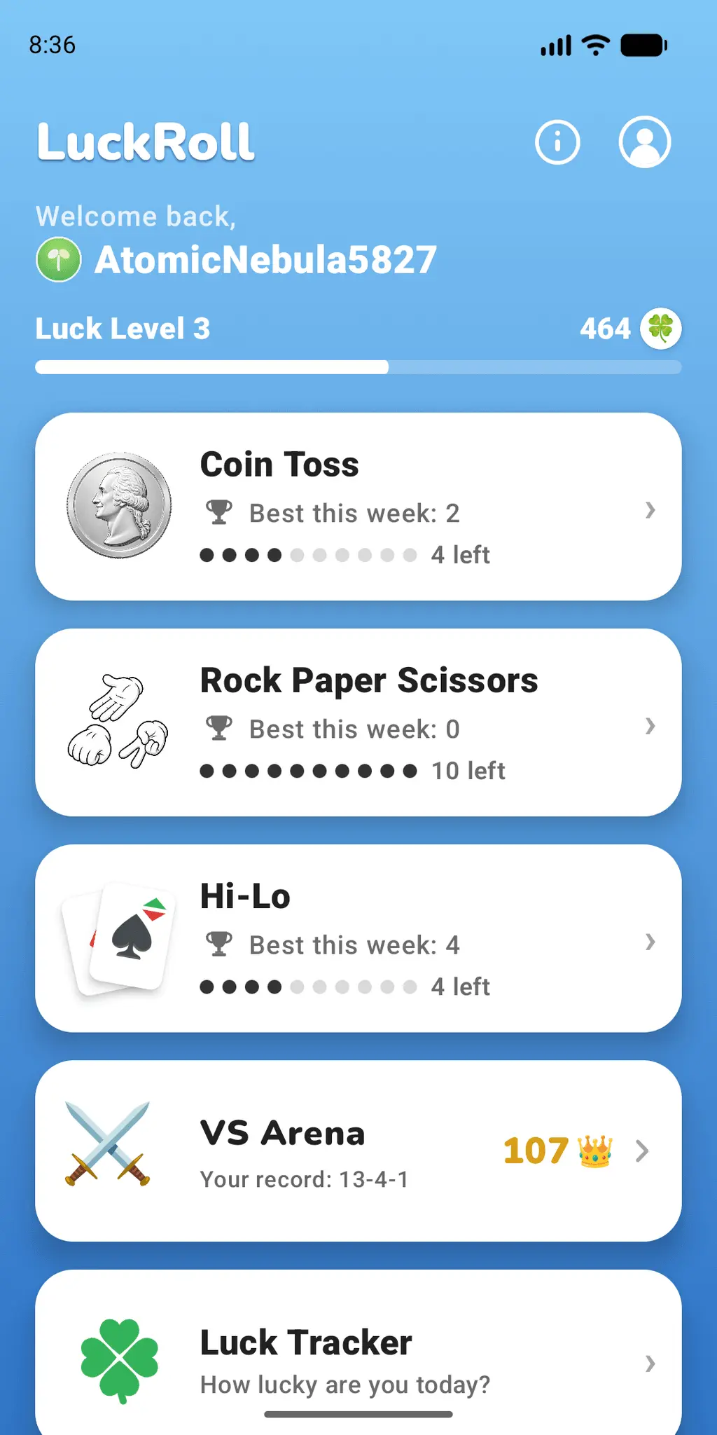 Screenshot 2 of LuckRoll