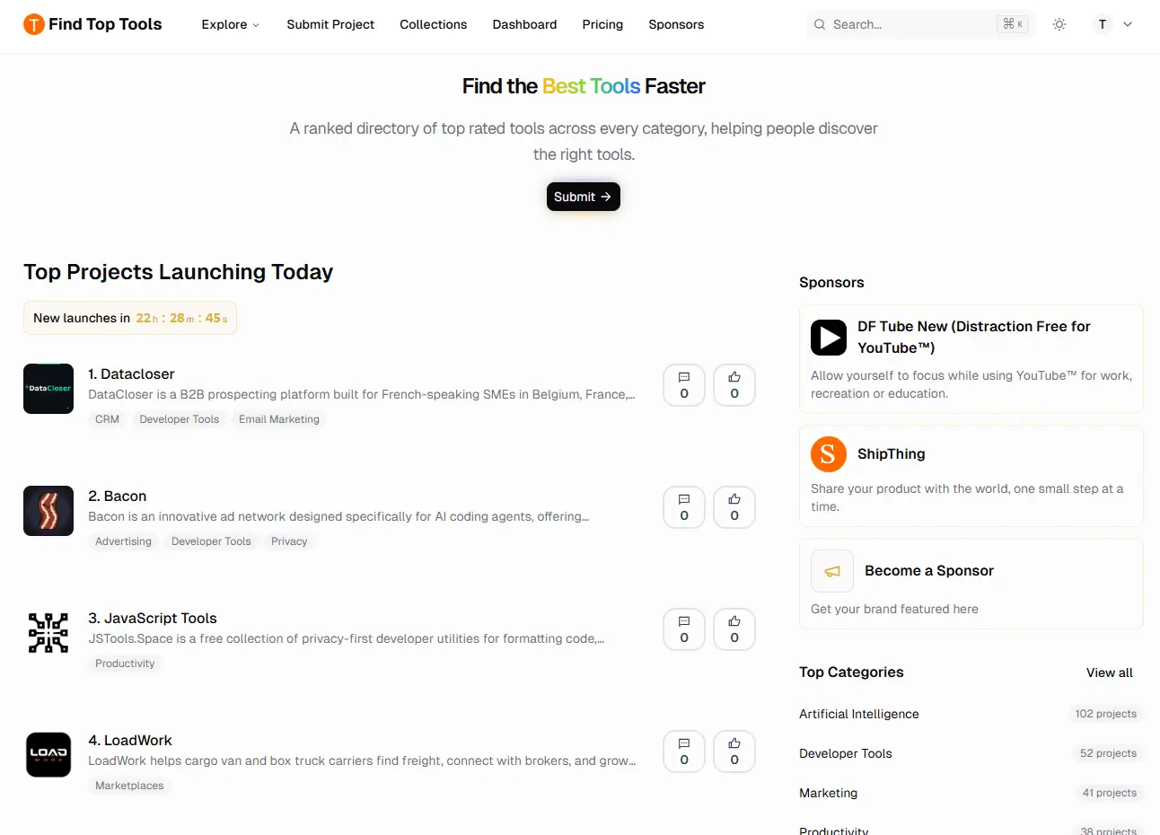 Screenshot 1 of Find Top Tools