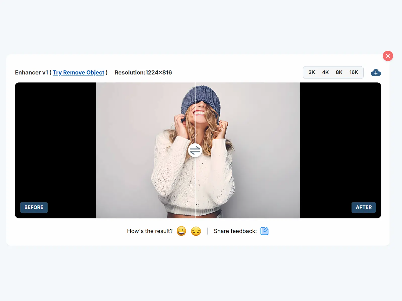 Screenshot 2 of EnhancePhoto AI