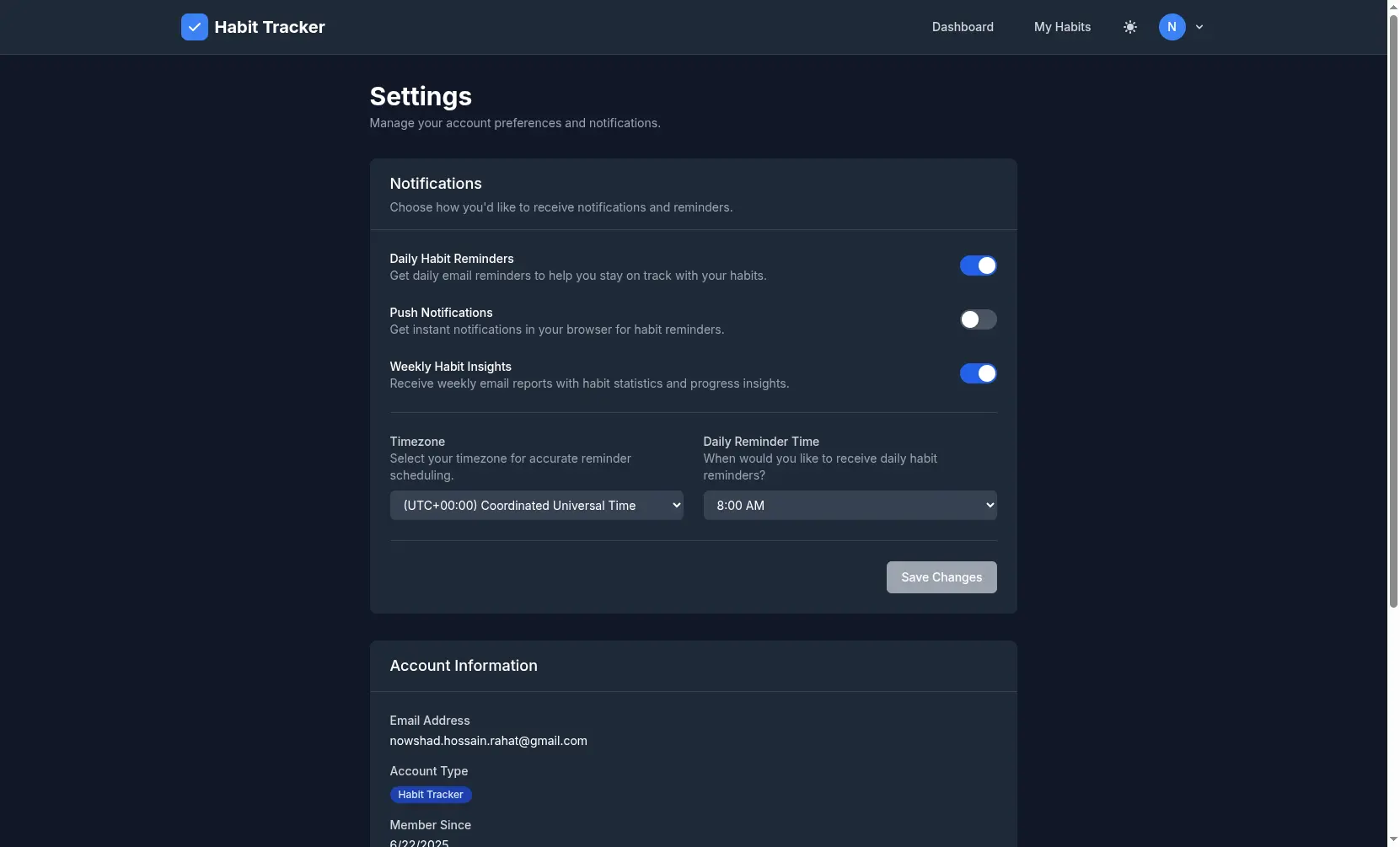 Screenshot 2 of Habit Tracker
