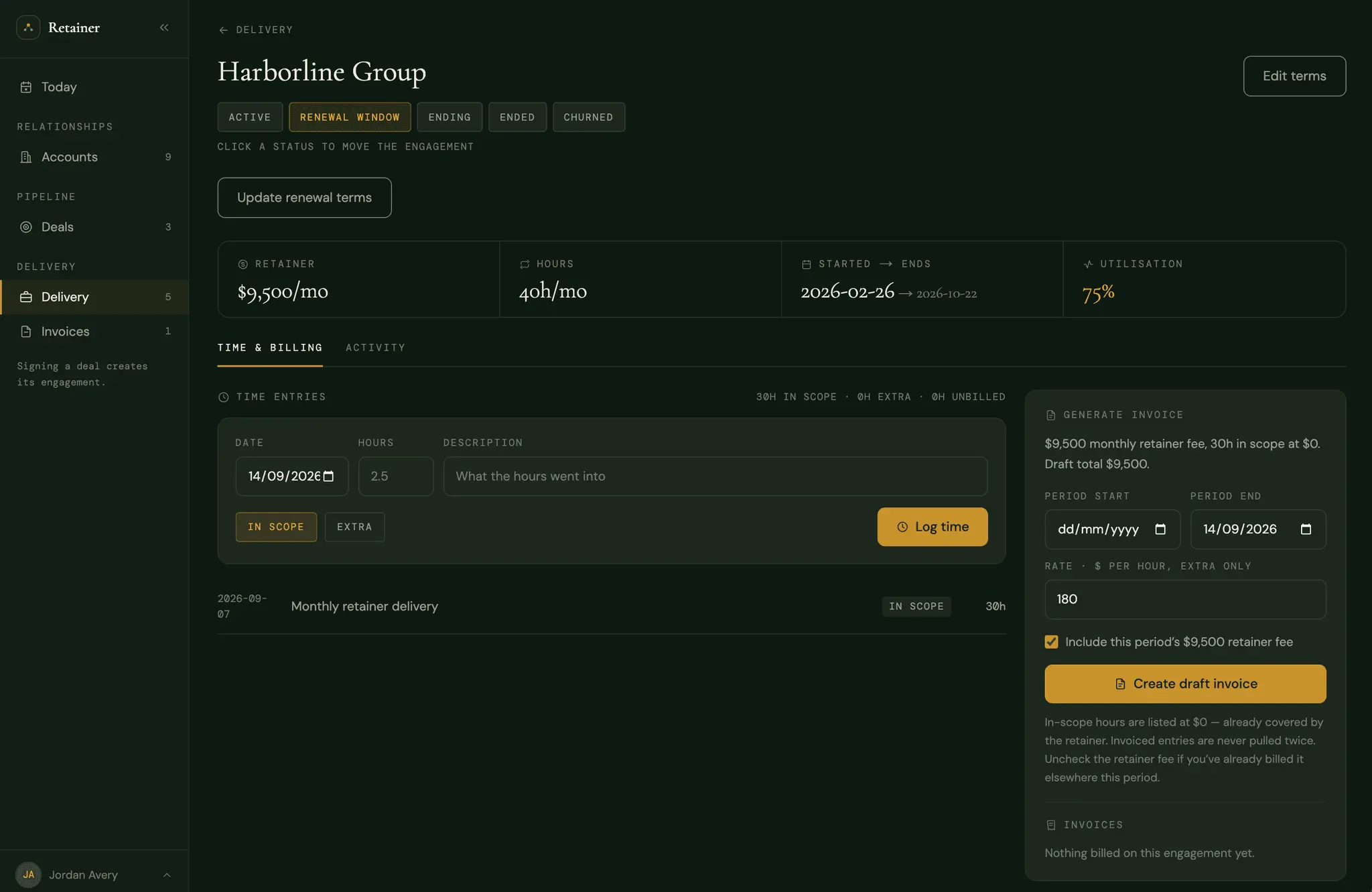 Screenshot 2 of Retainer - useretainer.com