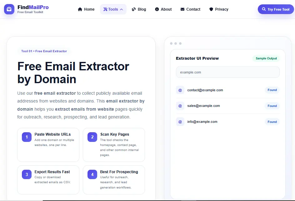 Screenshot 1 of FindMailPro
