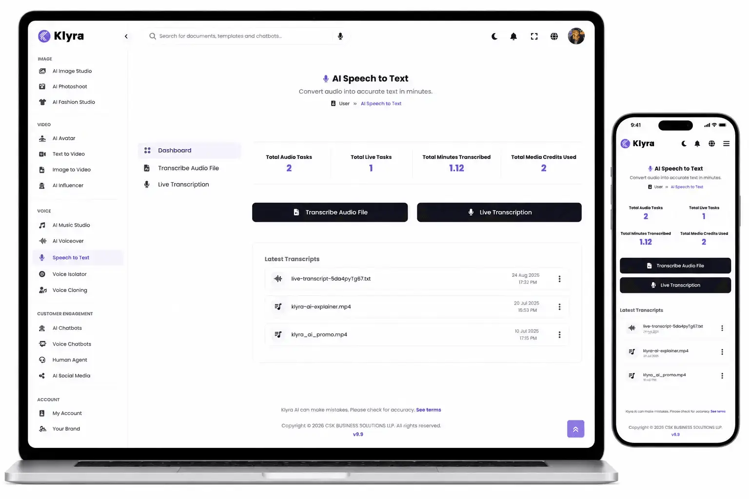 Screenshot 5 of Klyra AI
