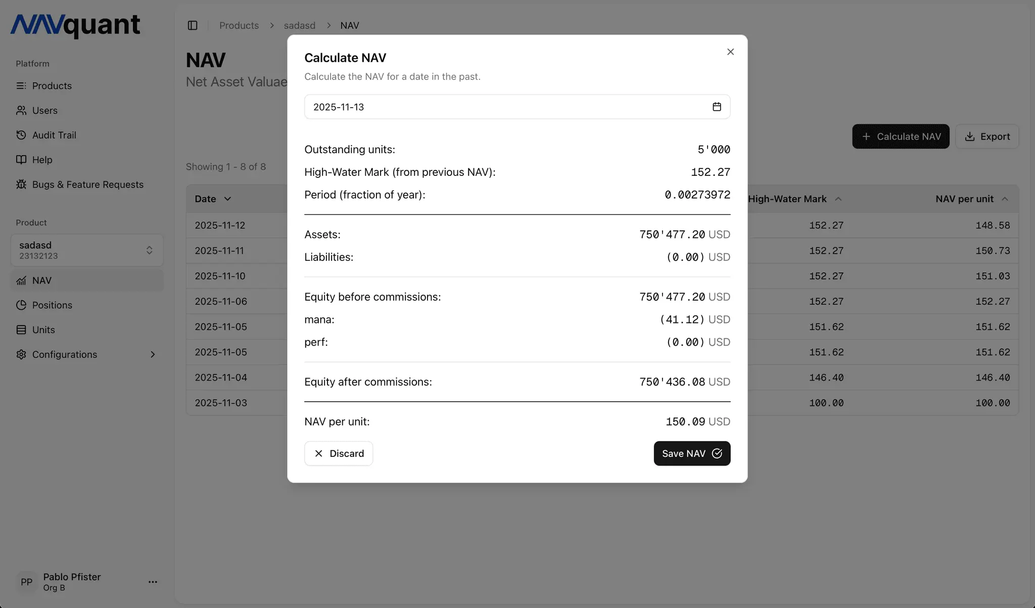Screenshot 2 of NAVquant