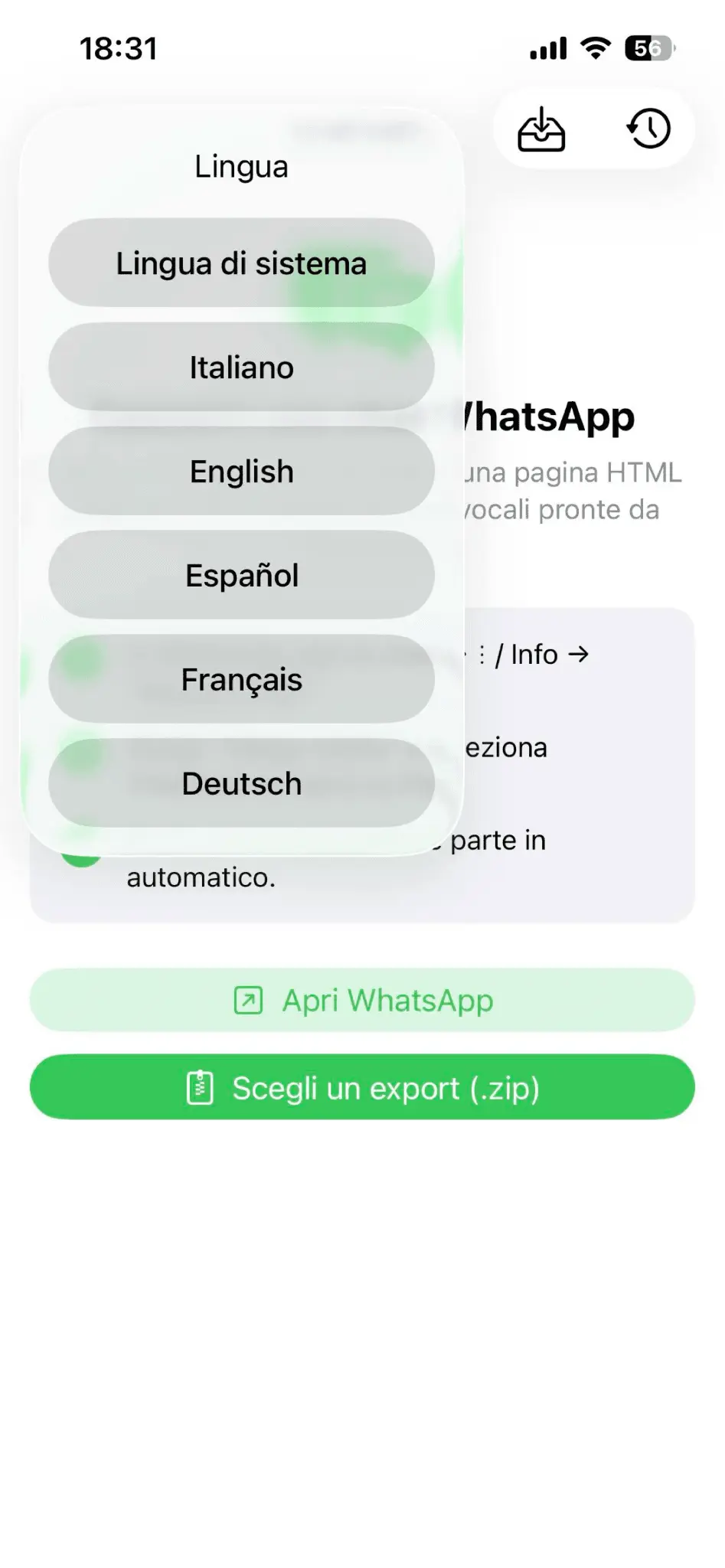 Screenshot 1 of ChatVault