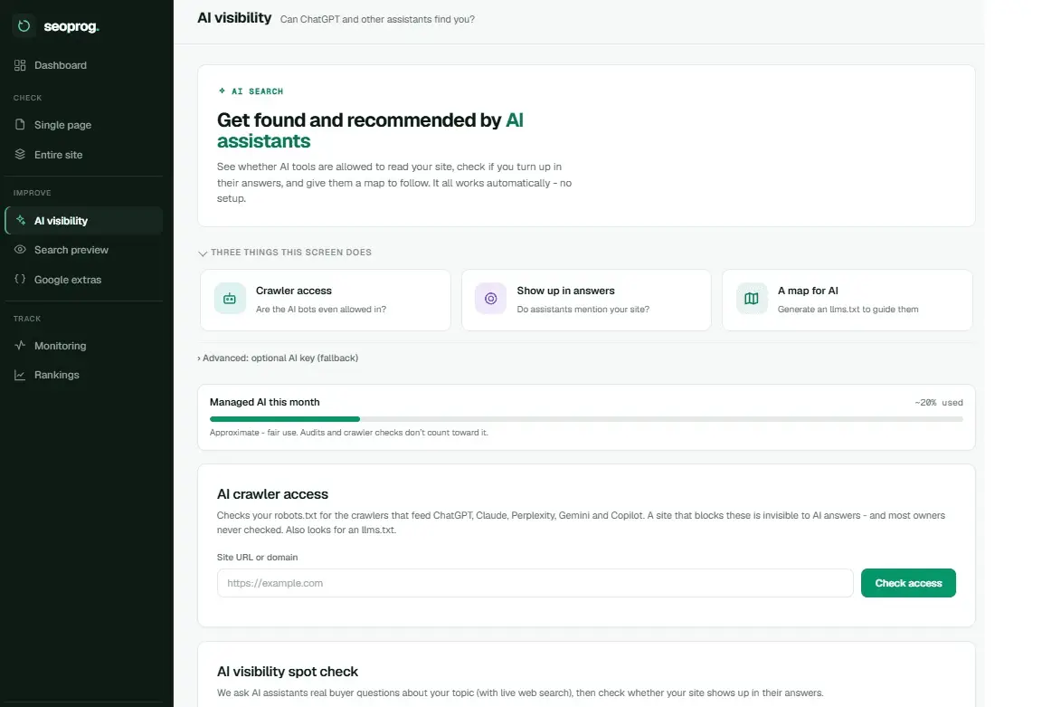 Screenshot 1 of Seoprog