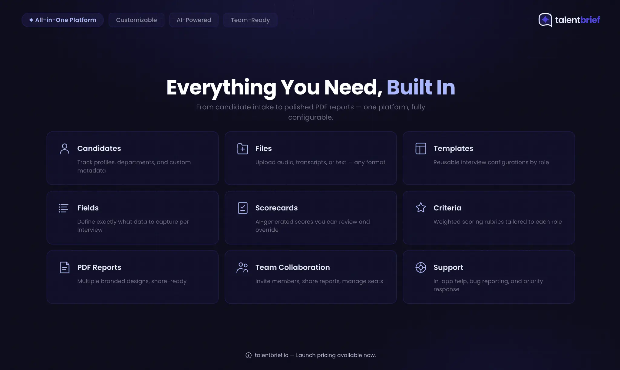 Screenshot 6 of TalentBrief