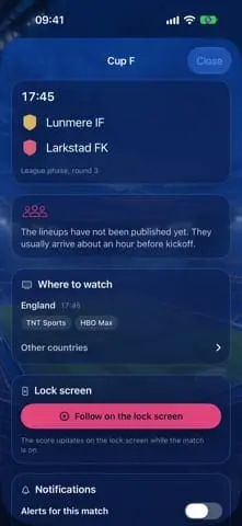 Screenshot 2 of Kickoff Where to Watch