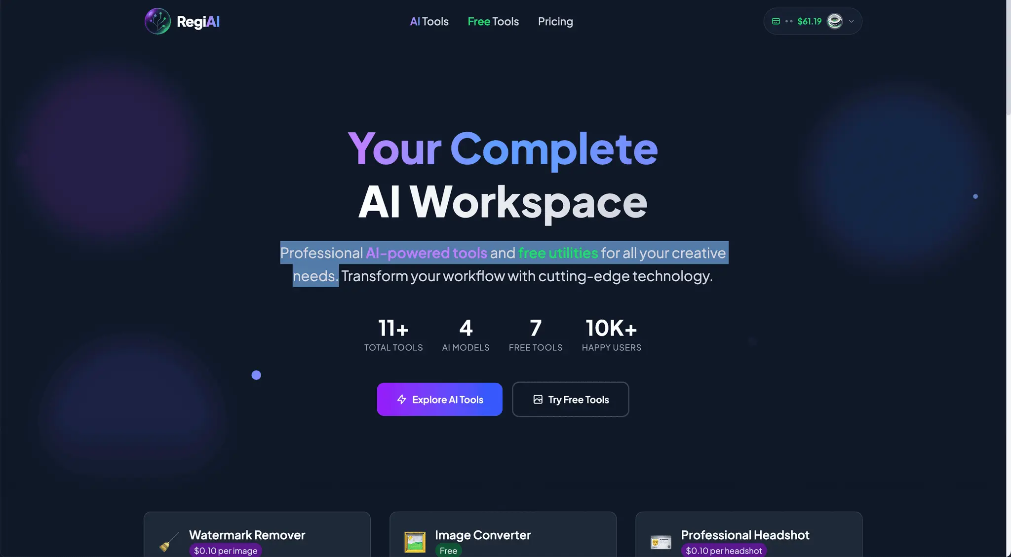 Screenshot 2 of Regi AI