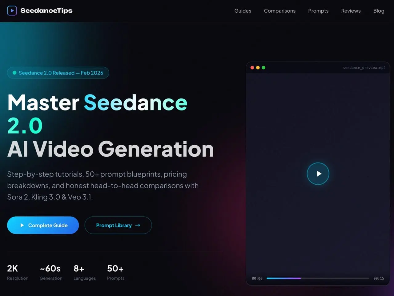Screenshot 1 of SeedanceTips