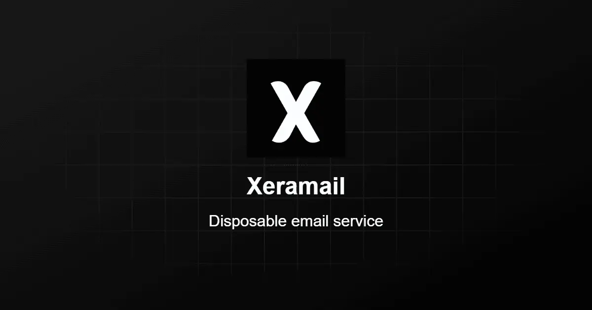 Screenshot 1 of Xeramail Temp Mail