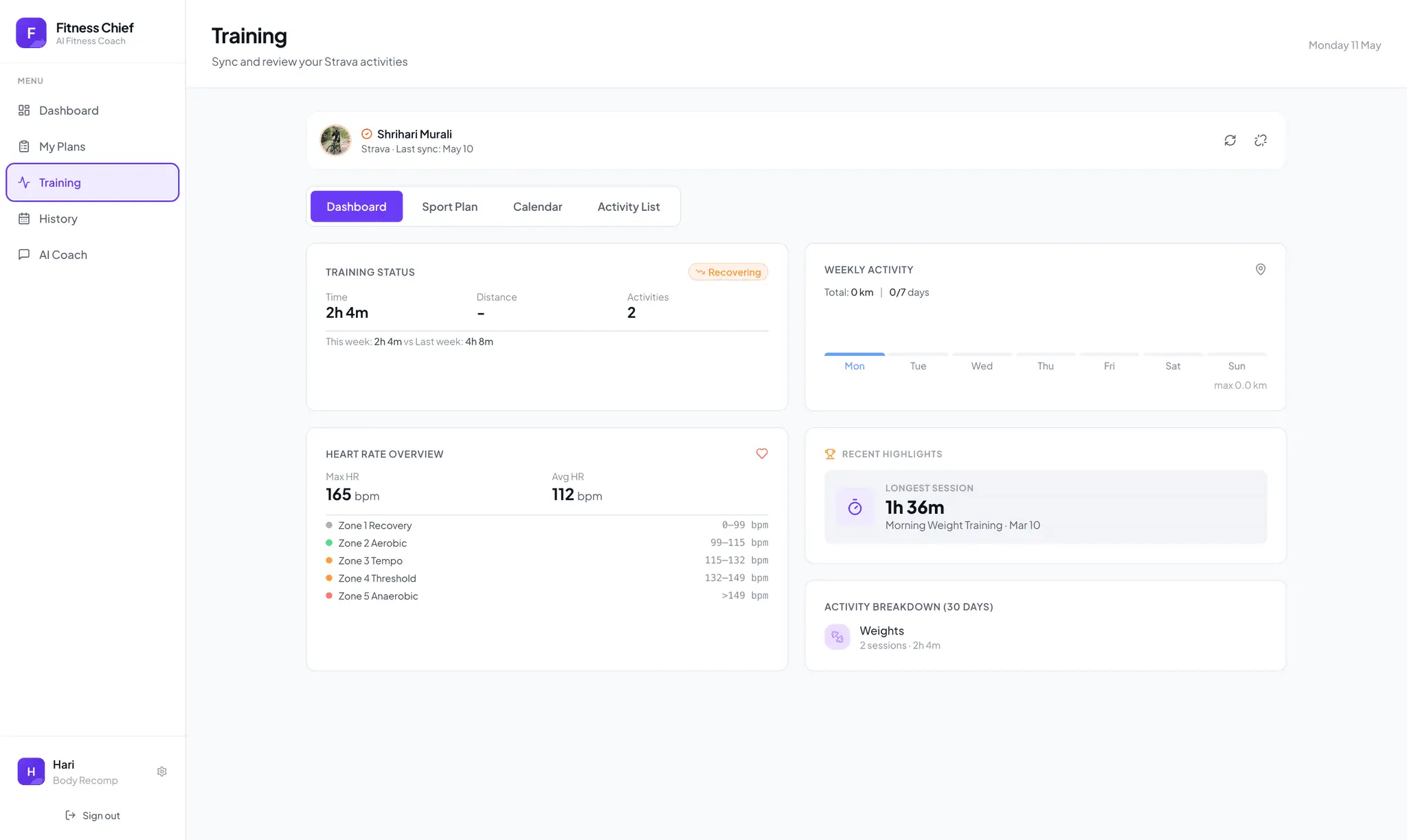 Screenshot 4 of Fitness Chief
