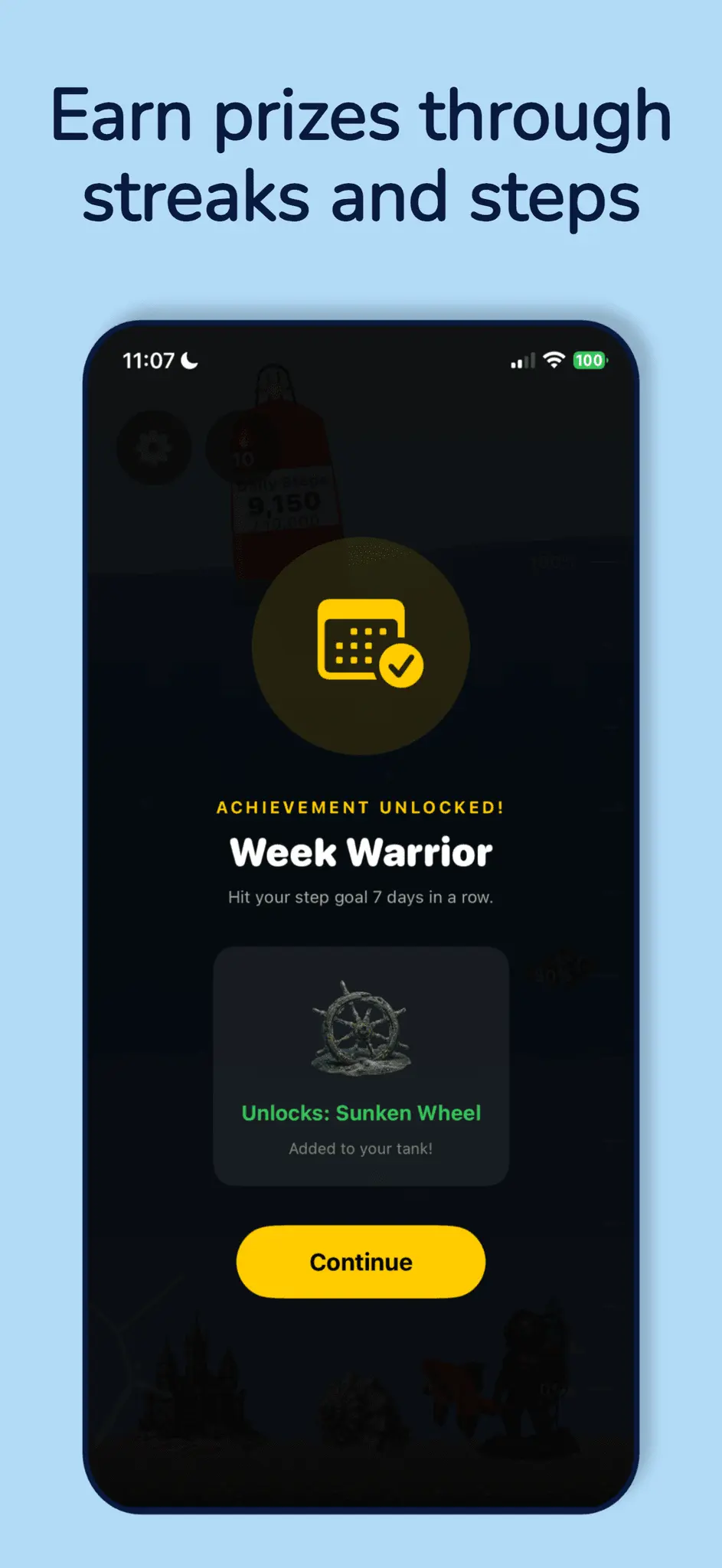 Screenshot 1 of Fish Steps
