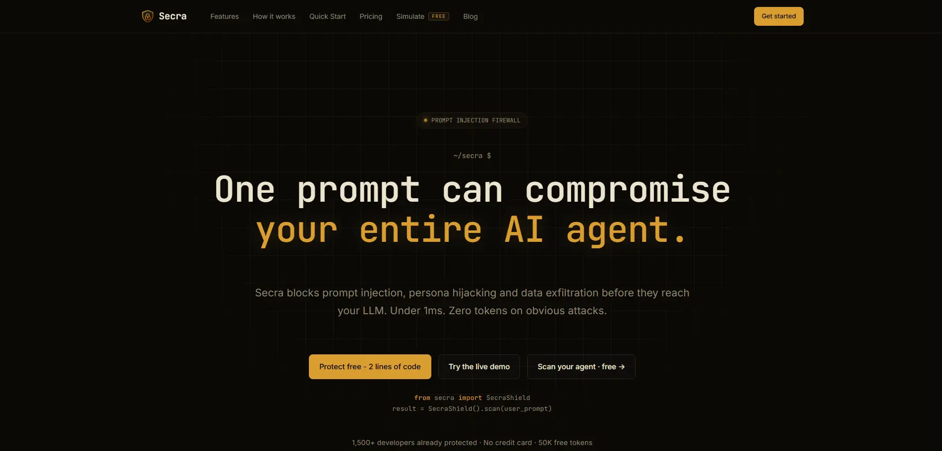 Screenshot 1 of Secra