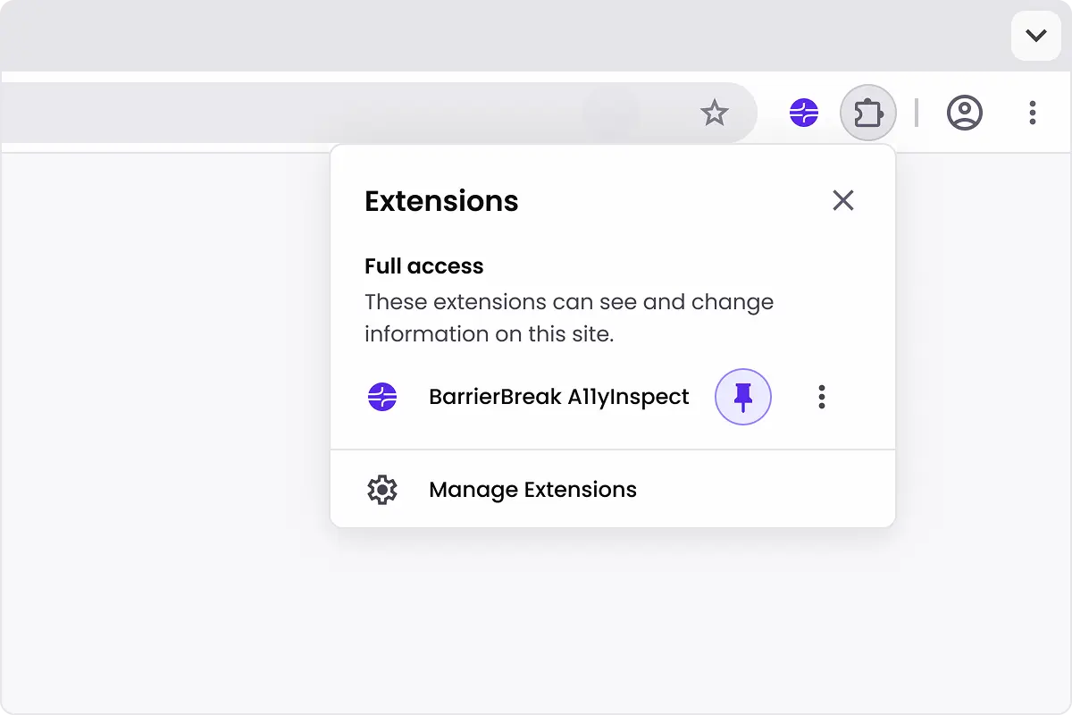 Screenshot 4 of A11yInspect Browser Extension