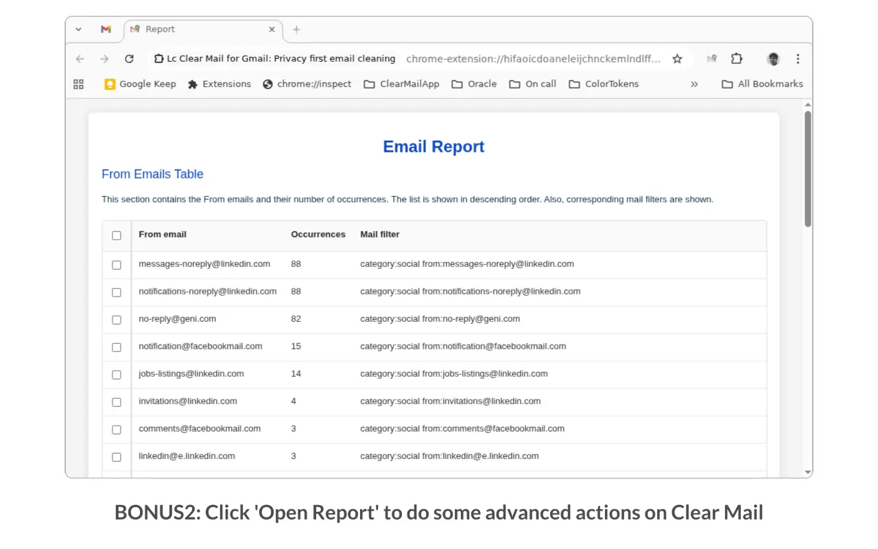 Screenshot 4 of Clear Mail for Gmail
