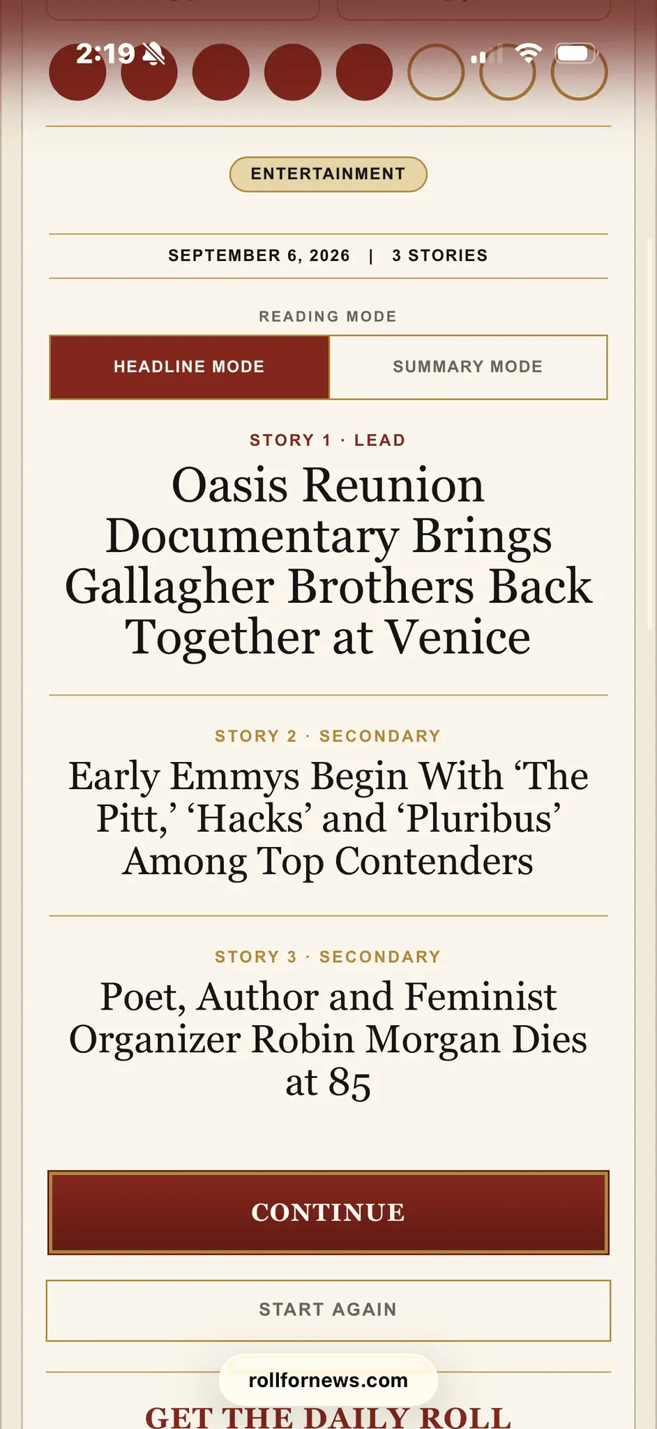 Screenshot 5 of ROLLFORNEWS