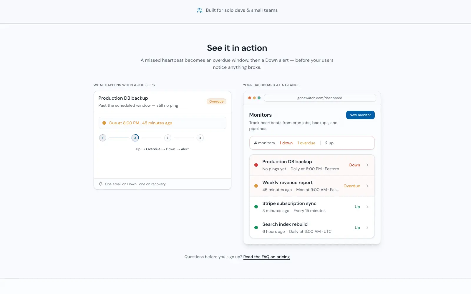 Screenshot 2 of Gonewatch