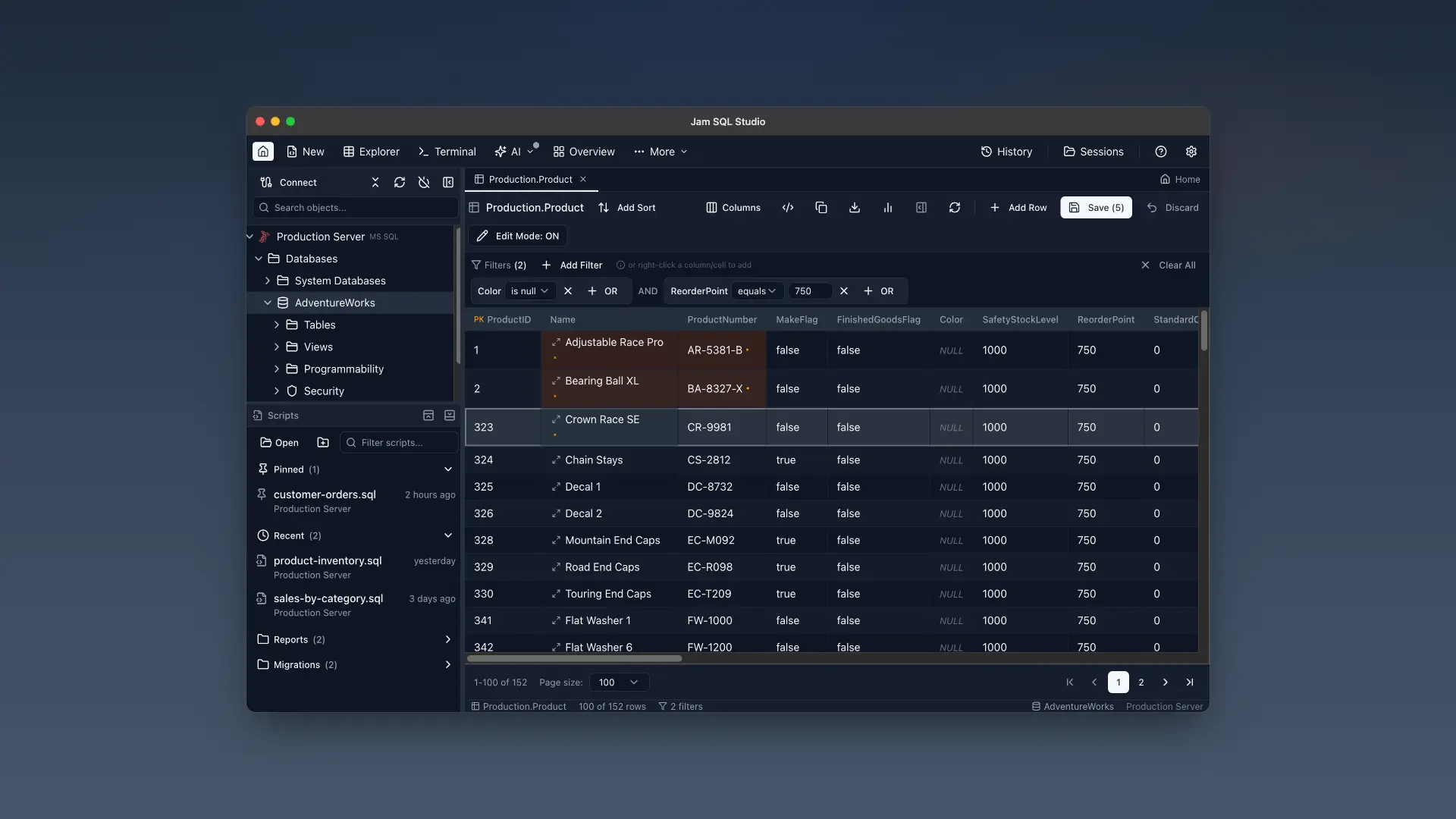 Screenshot 5 of Jam SQL Studio