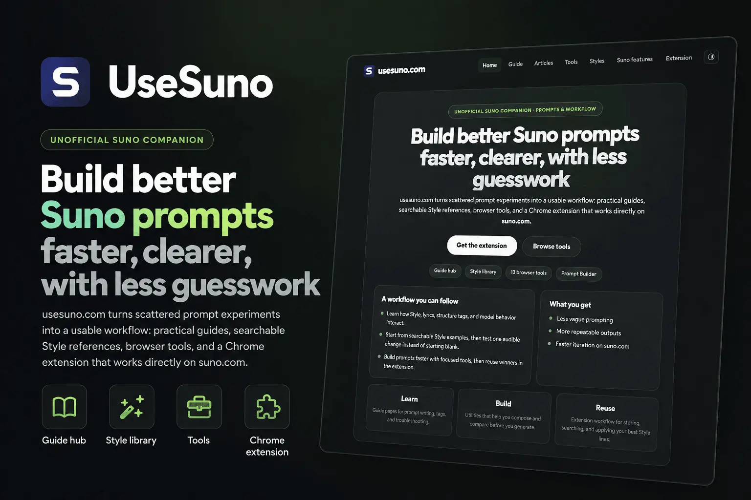 Screenshot 1 of usesuno.com