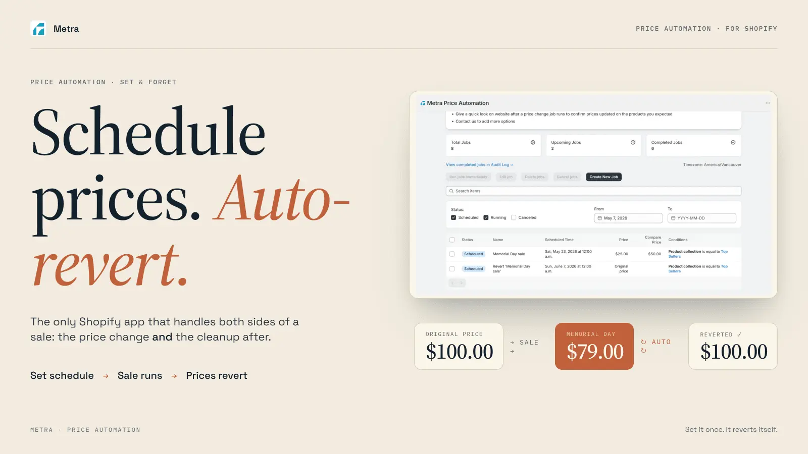 Screenshot 1 of Metra Price Automation