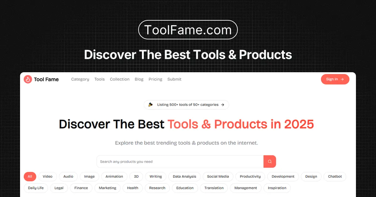 Screenshot 1 of ToolFame