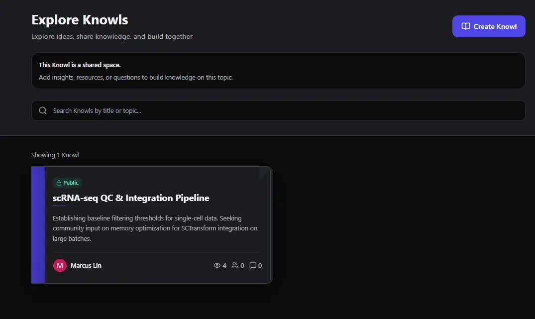 Screenshot 3 of SciCollab