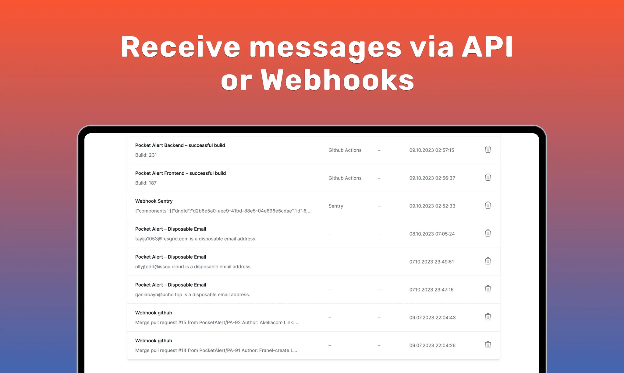 Screenshot 3 of Pocket Alert