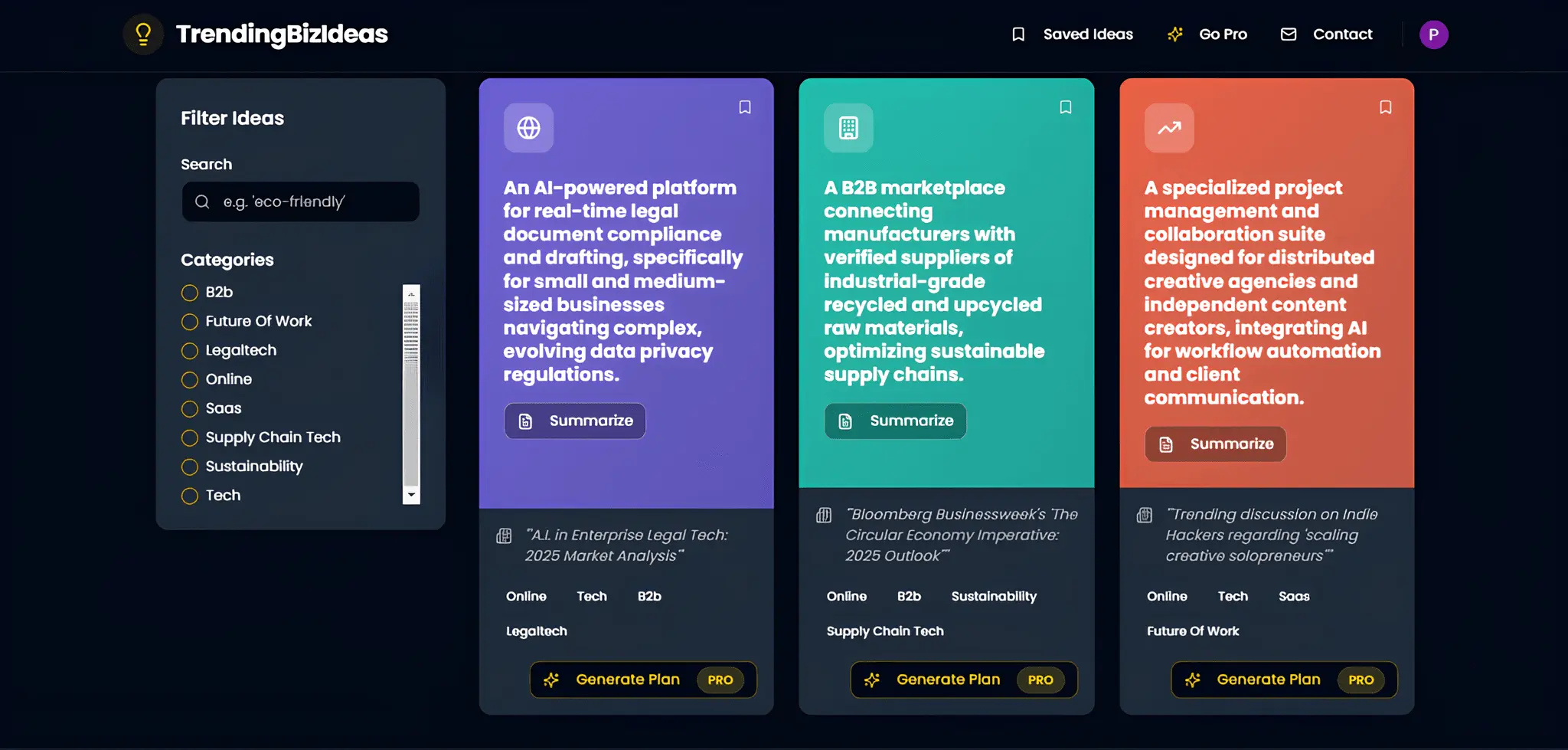 Screenshot 4 of TrendingBizIdeas