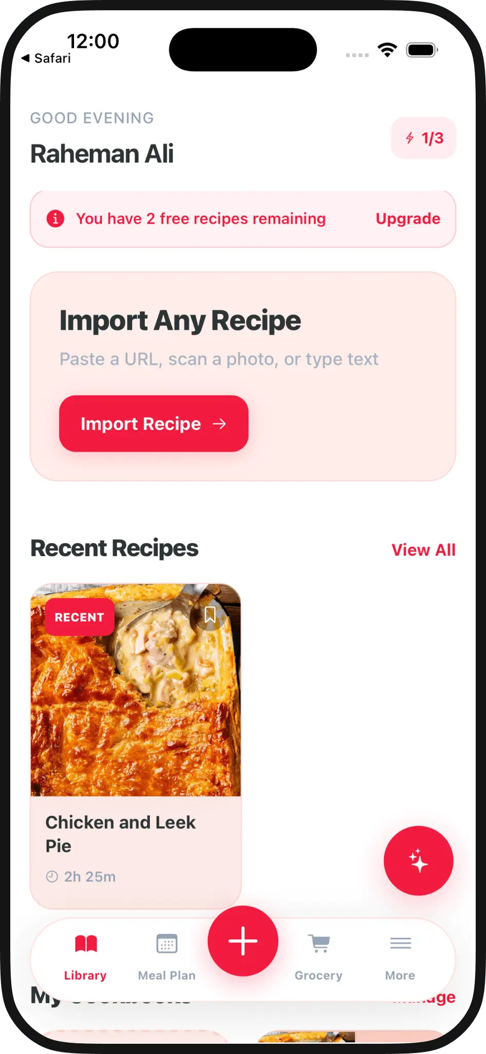 Screenshot 1 of ReciBites: 