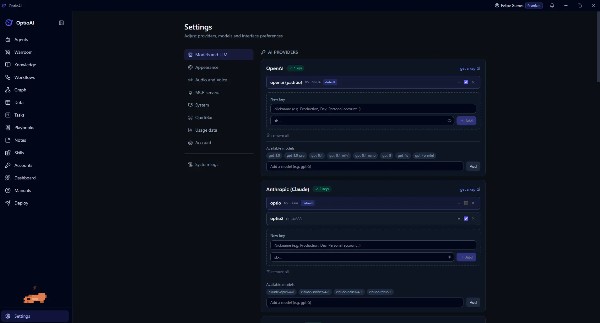 Screenshot 1 of OptioAI