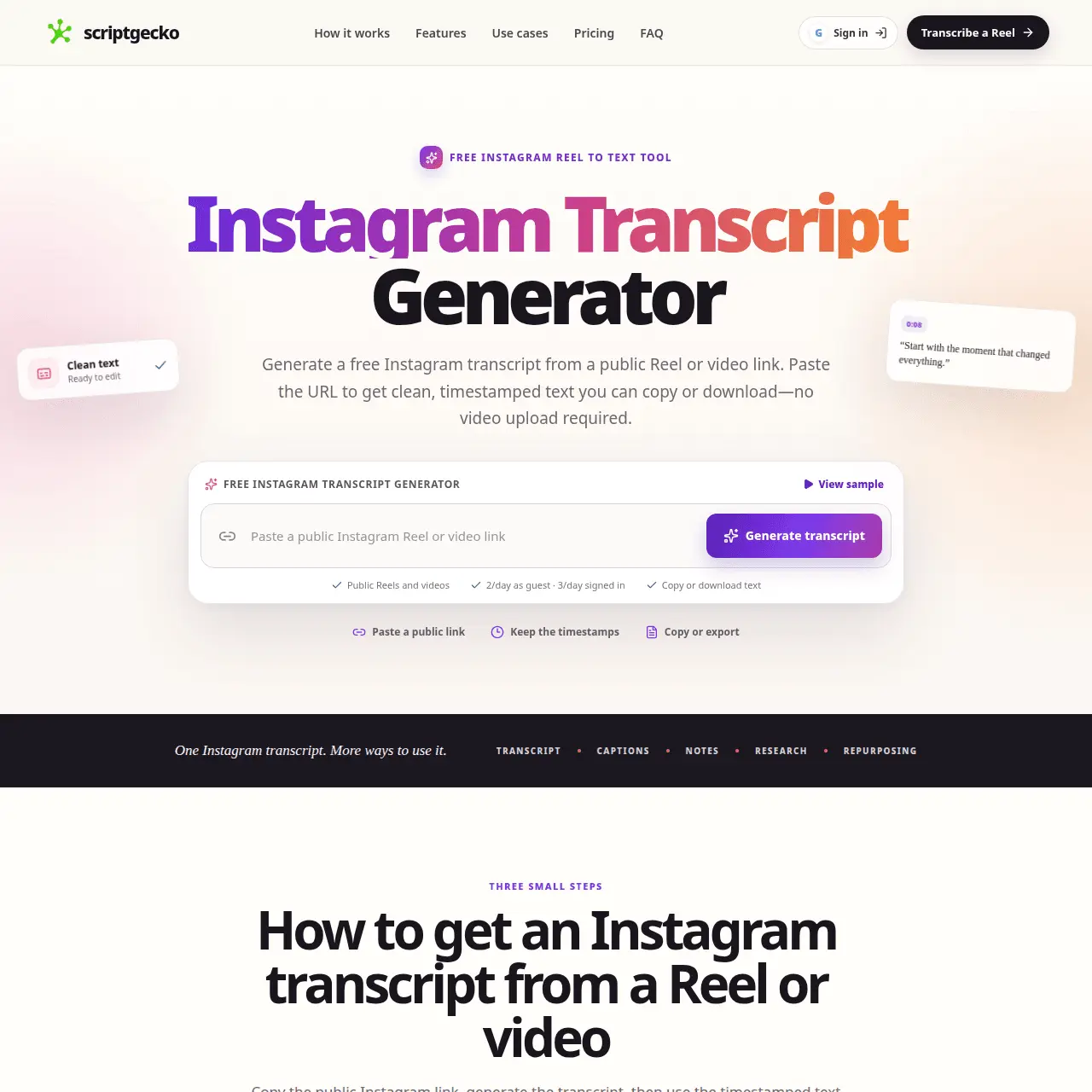 Screenshot 1 of ScriptGecko