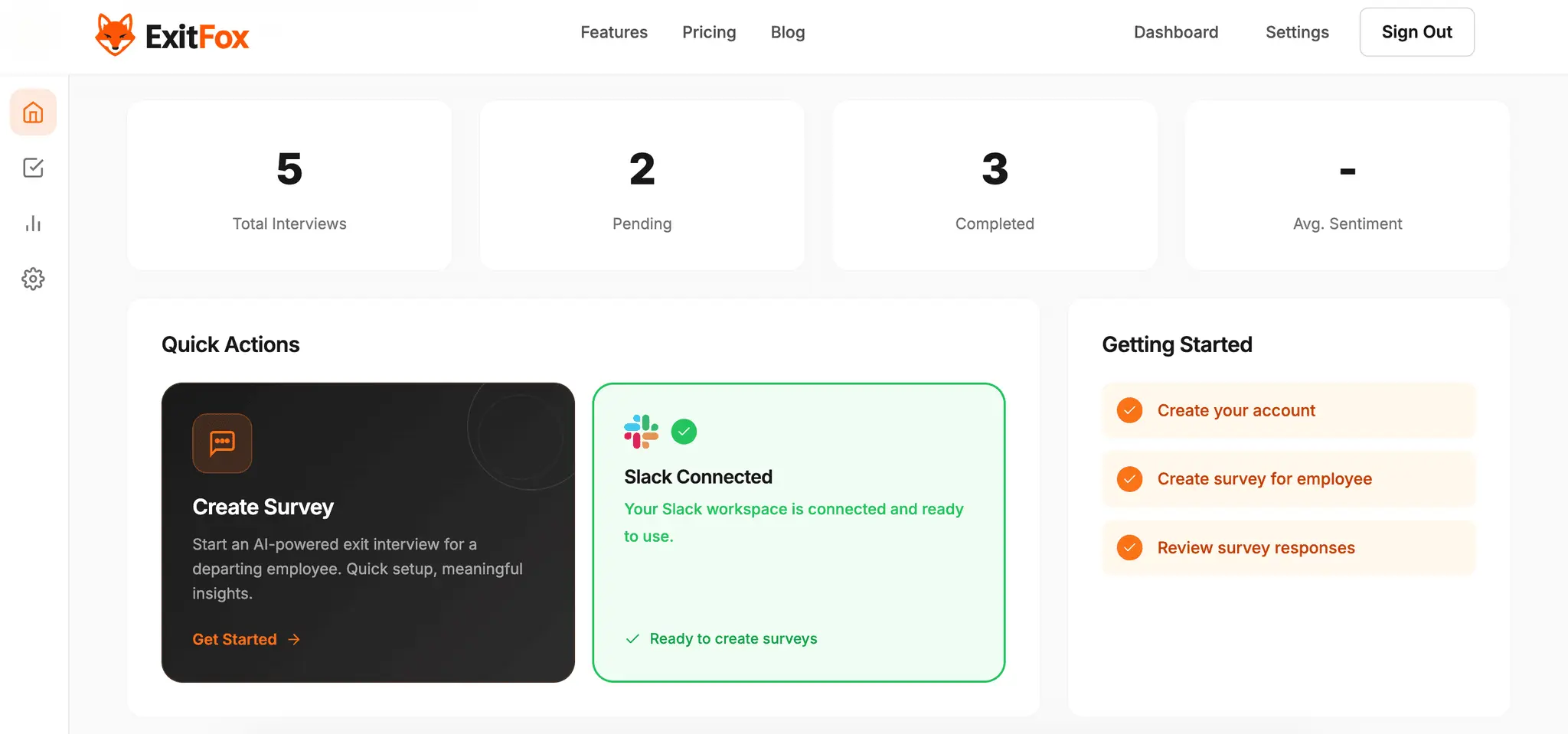 Screenshot 3 of ExitFox - AI-Powered Exit Interviews