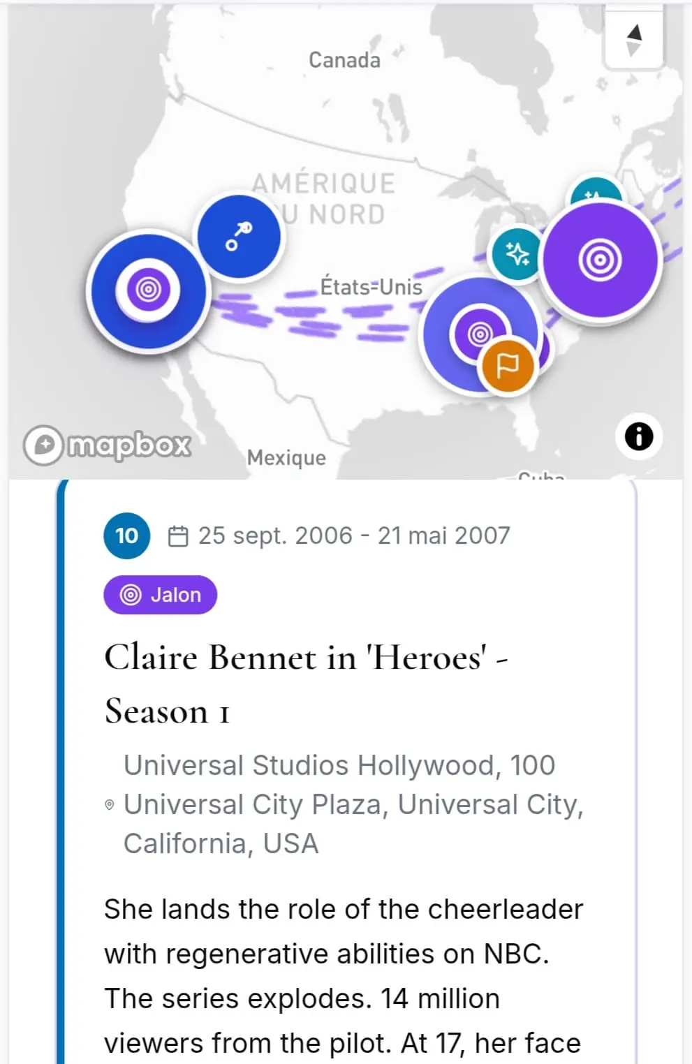 Screenshot 1 of VitaeMap
