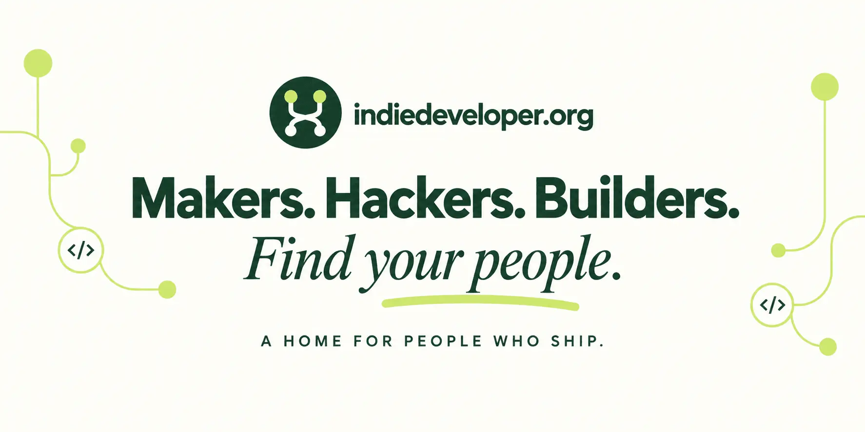 Screenshot 1 of IndieDeveloper.org