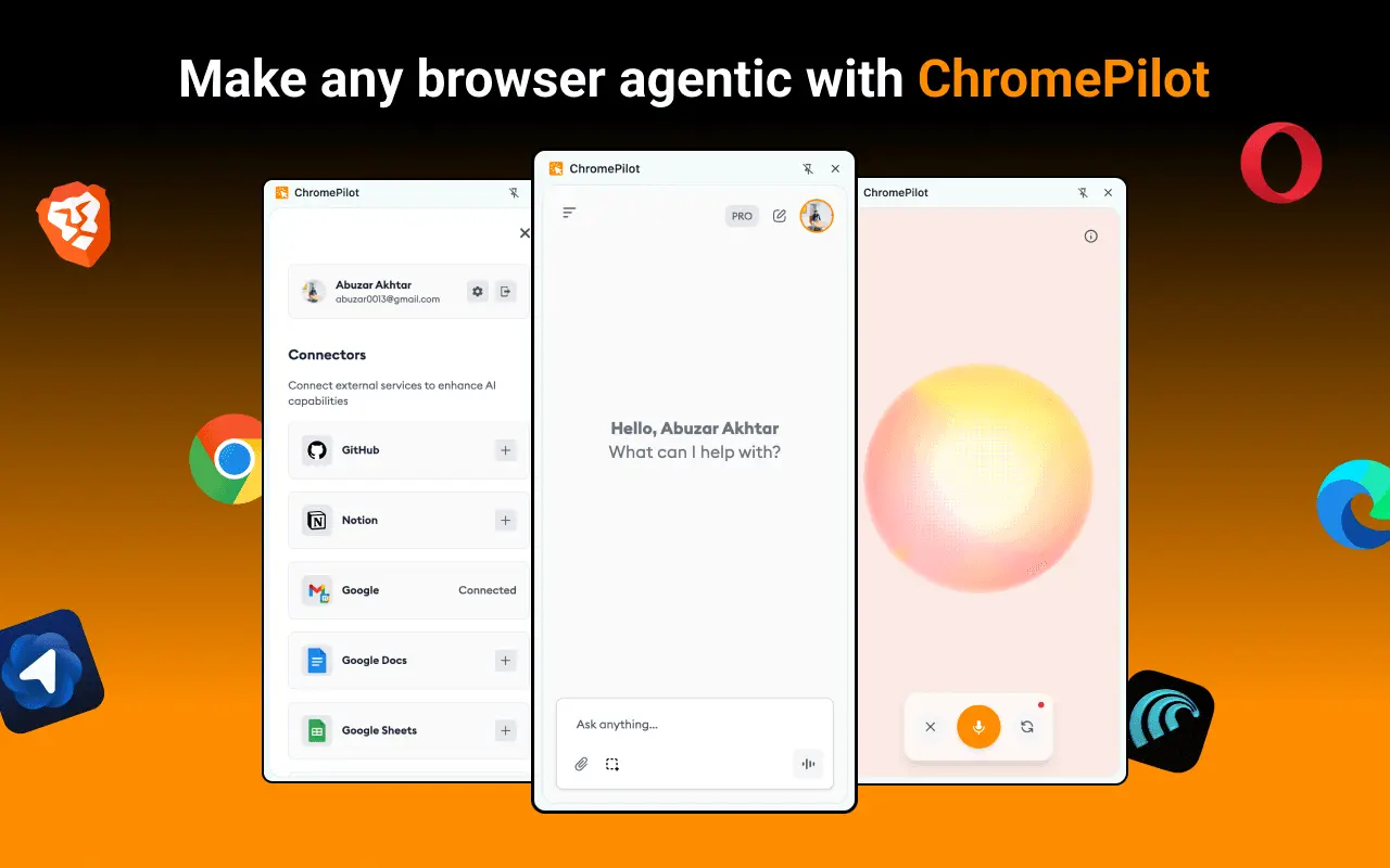 Screenshot 2 of ChromePilot