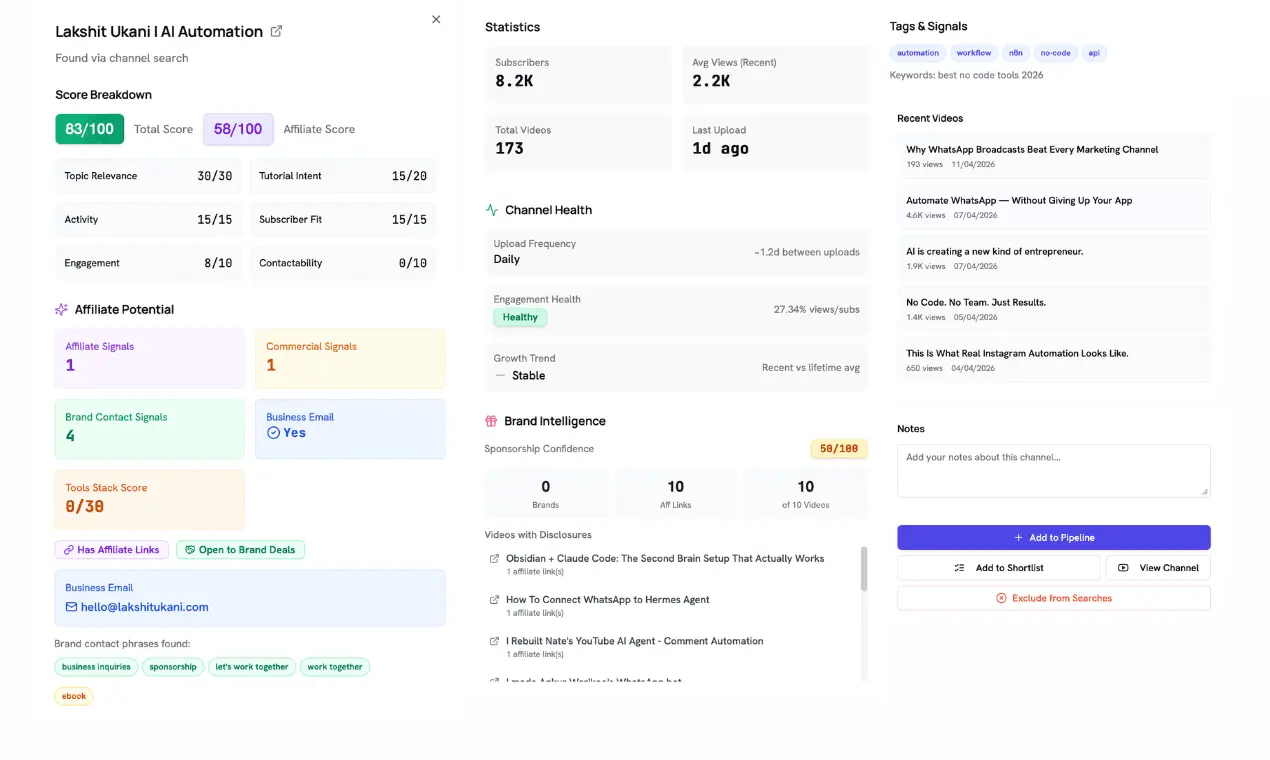 Screenshot 3 of Affilitube