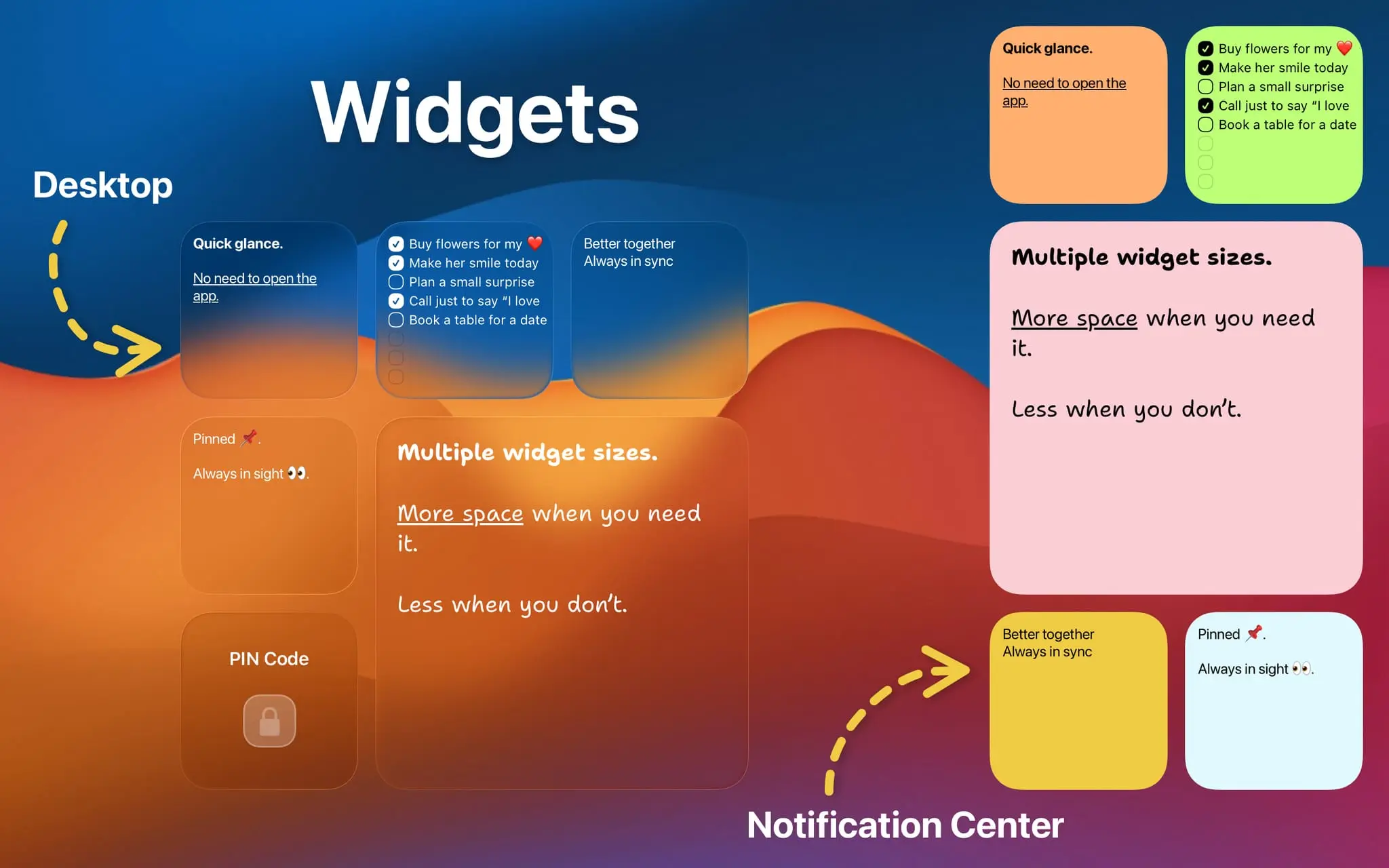 Screenshot 4 of Sticky Notes Widget