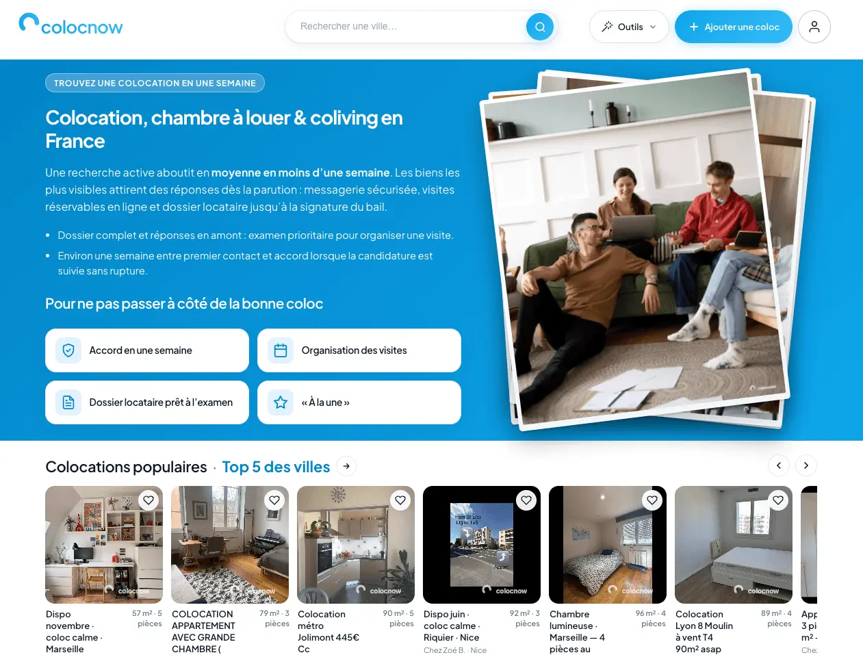Screenshot 1 of ColocNow - Colocation