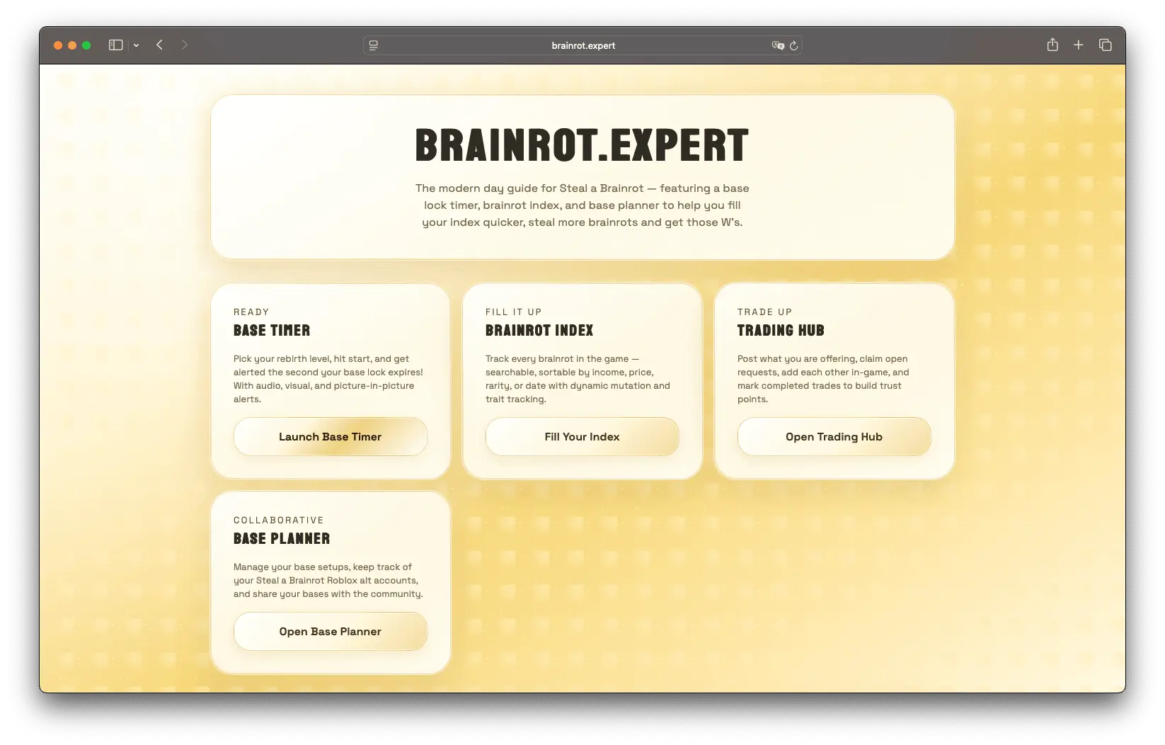 Screenshot 4 of brainrot.expert