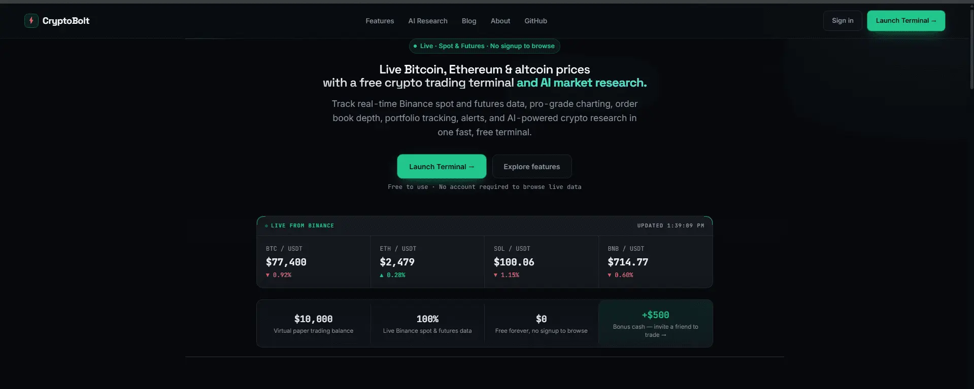 Screenshot 2 of CryptoBolt