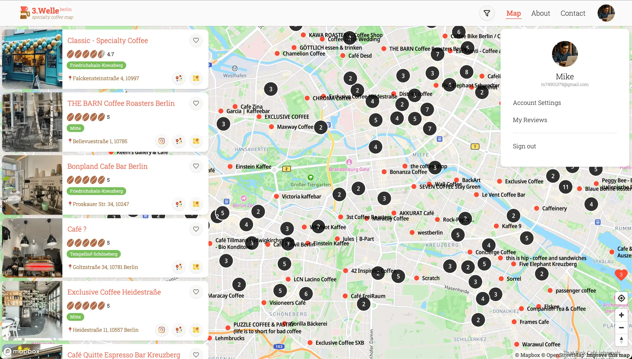 Screenshot 2 of Berlin Coffee Map